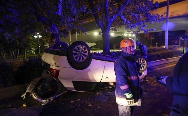 Başkentte Trafik Kazası! 4 Yaralı...