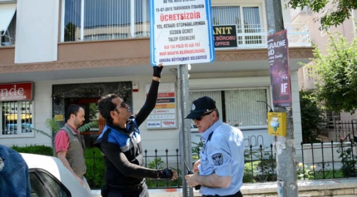 Kızılay'da Yeni Otopark Düzenlemesi