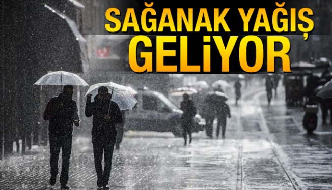 Dikkat Sağanak Geliyor! Meteoroloji Uyardı...