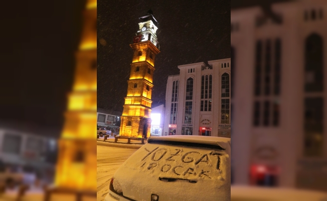 Yozgat'ta kar yağışı