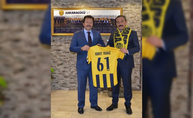 Ankara İl Emniyet Müdürü Yılmaz'dan Ankaragücü'ne ziyaret