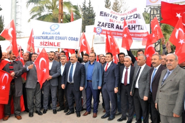 Ankara Oto Sanatkarları Esnaf Odası'ndan Mehmetçiğe Destek