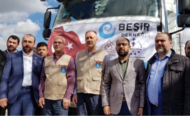 Eskişehir'den Hatay'a yardım tırı