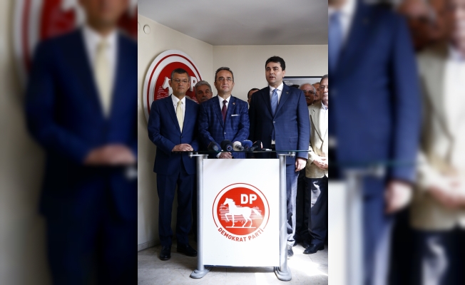 CHP heyeti, DP Genel Başkanı Uysal ile görüştü