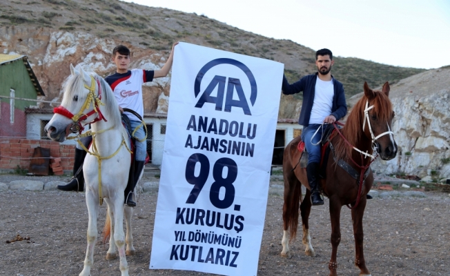 Ciritçilerden AA'nın 98. kuruluş yıl dönümüne kutlama