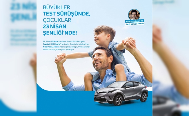 Toyota'dan çocuklara 23 Nisan sürprizi