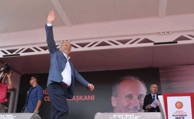 CHP'nin cumhurbaşkanı adayı İnce Kırşehir'de