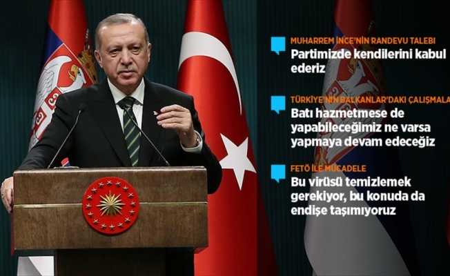 Erdoğan'dan İnce'nin randevu talebine yanıt