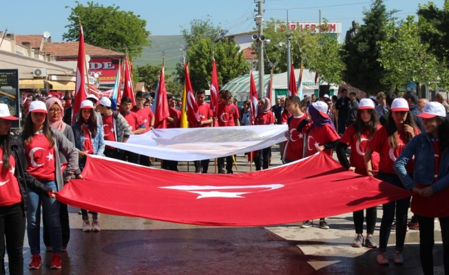 Keskin'de gençlik yürüyüşü yapıldı