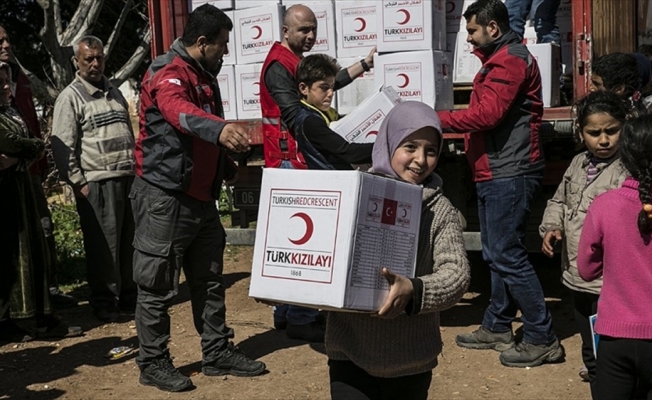 Mazlum sofraları Türkiye'nin yardım eliyle bereketlenecek