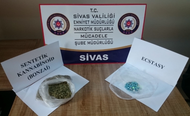 Sivas'ta uyuşturucu operasyonu