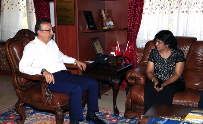 Mauritius Devlet Başkanı Gurib Nevşehir'de