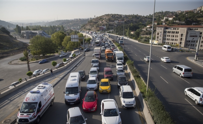 Başkentte zincirleme trafik kazası