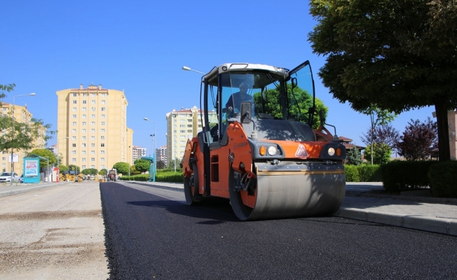 Karaman Belediyesinin asfalt çalışmaları