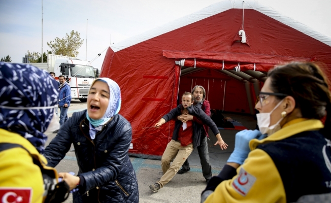 Başkentte Ambulans Rallisi tatbikatı