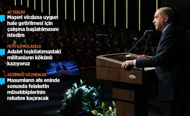 Cumhurbaşkanı Erdoğan'dan af tartışmalarıyla ilgili açıklama