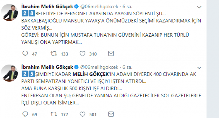 Melih Gökçek İsyan Etti!