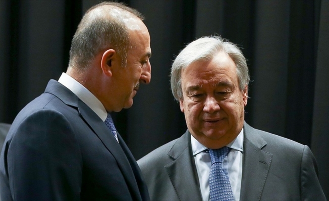 Çavuşoğlu ile Guterres Kaşıkçı cinayetini görüştü