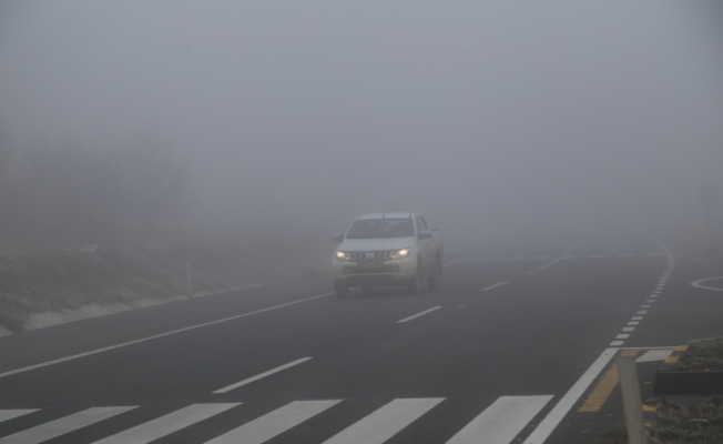 Kastamonu'da ulaşıma sis engeli