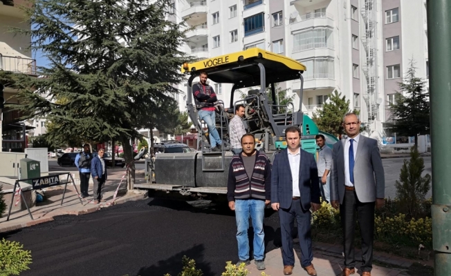 Sorgun'da asfalt çalışması