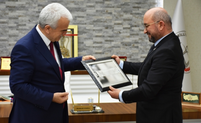 Başkan adayı Şahin'den Kuntoğlu'na ziyaret