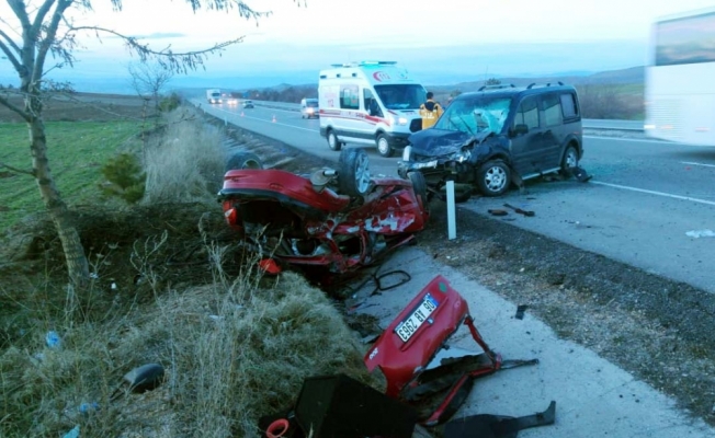 Kırıkkale'de trafik kazası: 4 yaralı