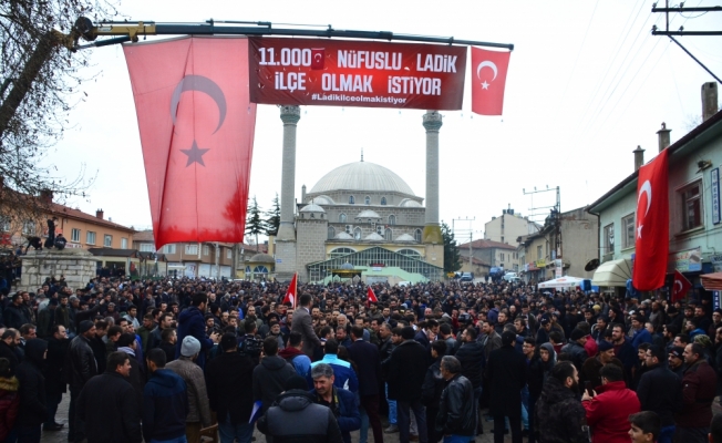 Ladik'in ilçe olma isteği