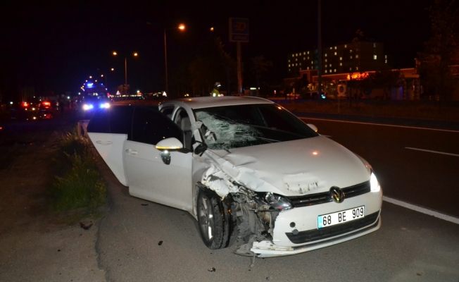 Aksaray'da otomobilin çarptığı üniversite öğrencisi öldü