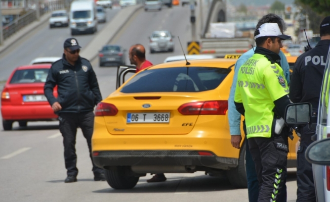 Başkentte taksilere yönelik asayiş uygulaması