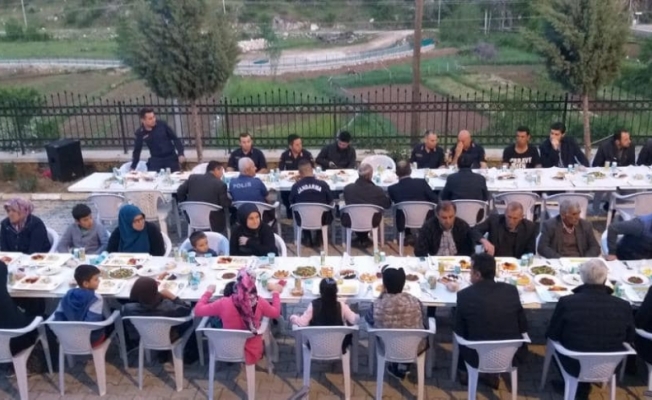 Derebucak'ta şehit yakınları ve gaziler iftarda buluştu