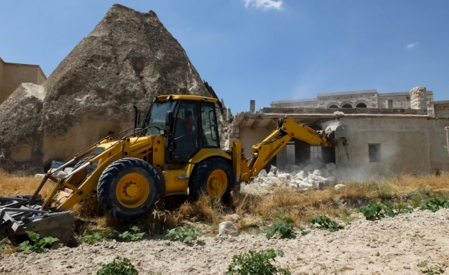 GÜNCELLEME - Kapadokya'da 17 yapının yıkımı için karar alındı