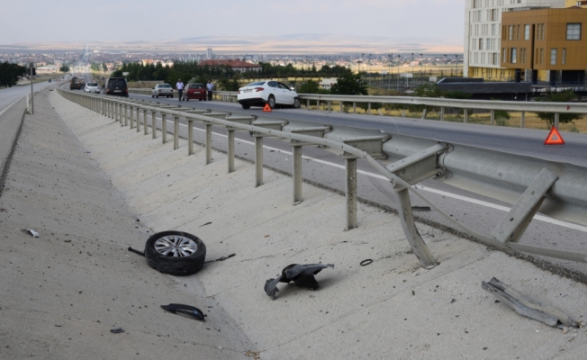 Konya'da trafik kazası: 2 yaralı