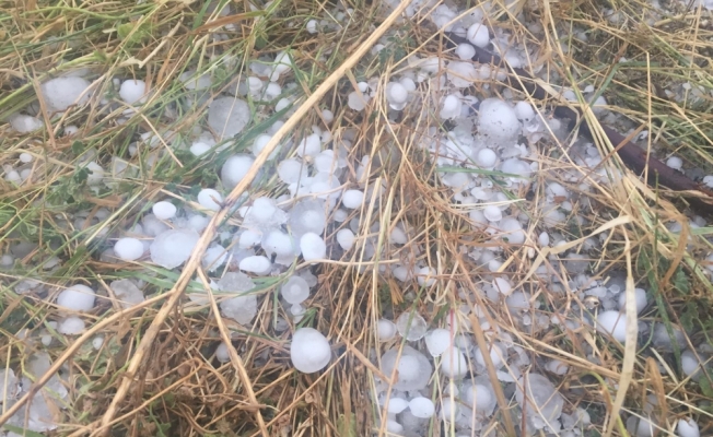 Aksaray'da sağanak ve dolu