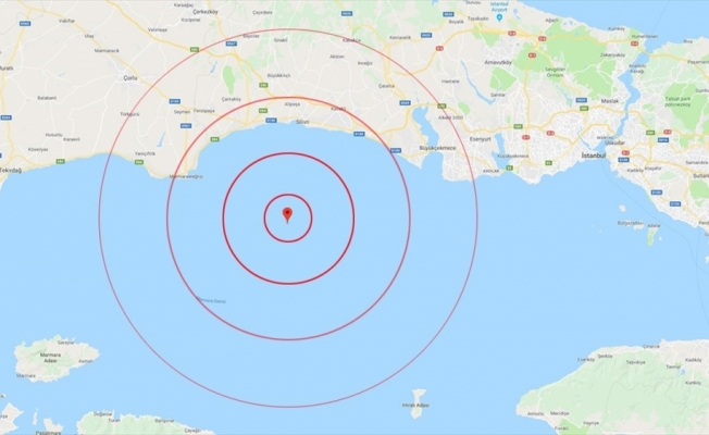 Marmara açıklarında 4.6 büyüklüğünde deprem