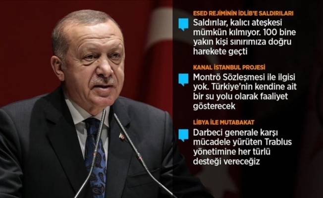 Erdoğan: Meclis açılır açılmaz Libya tezkeresini sunacağız