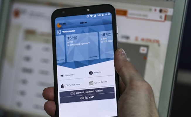 ÖSYM'nin aday işlemleri için mobil uygulaması erişime açıldı