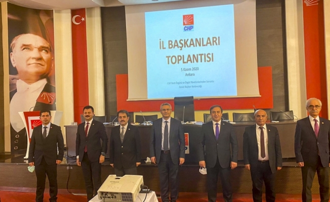 CHP'li Salıcı, milletvekili çıkaramadıkları 7 ilin il başkanıyla görüştü: