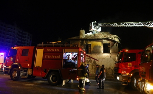 Konya'da Suriyeli ailenin kaldığı evde çıkan yangında 3 çocuk öldü