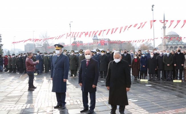 Atatürk'ün Kayseri'ye gelişinin 102. yıl dönümü törenle kutlandı