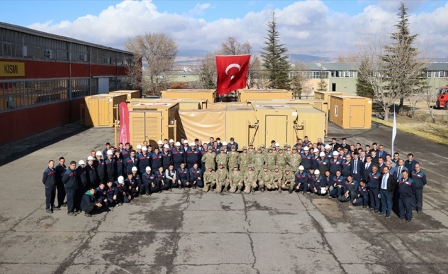 TSK'dan NATO standartlarında 30 dakikada kurulabilen seyyar sahra hastanesi