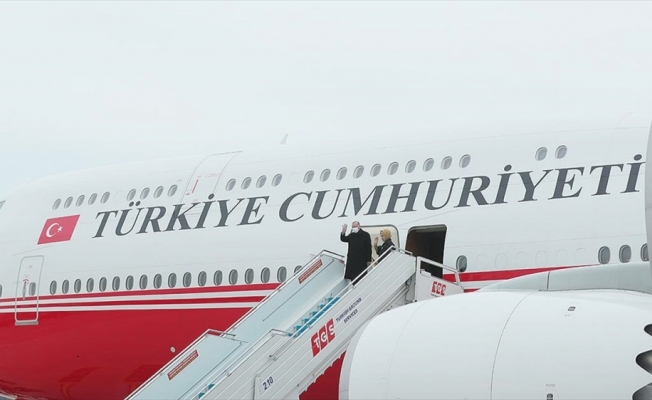 Cumhurbaşkanı Erdoğan, Özbekistan'dan ayrıldı