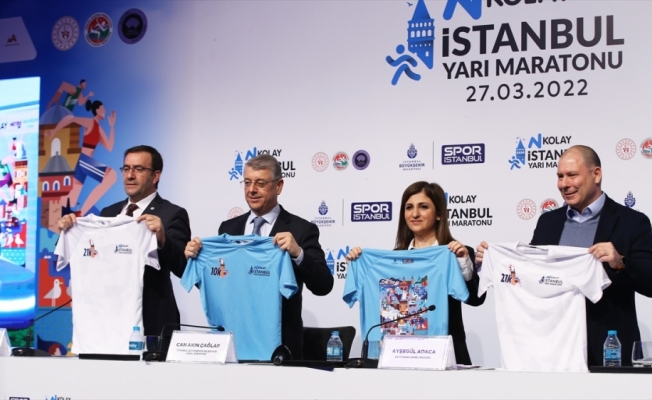 N Kolay İstanbul Yarı Maratonu'nun tanıtımı yapıldı