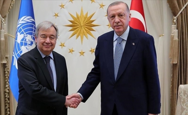 Cumhurbaşkanı Erdoğan, BM Genel Sekreteri Guterres ile telefonda görüştü