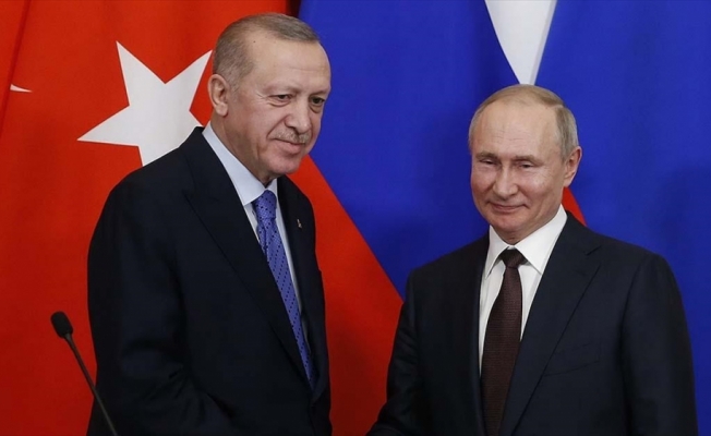 Cumhurbaşkanı Erdoğan, Rusya Devlet Başkanı Putin'le görüştü