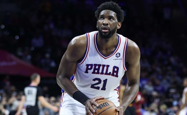 NBA'de 76ers'a galibiyeti 41 sayı, 20 ribauntla oynayan Embiid getirdi