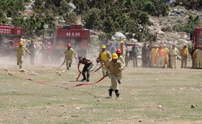 Muğla'da 'alev savaşçıları'nın olası yangınlara karşı hazırlıkları sürüyor