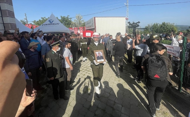 Şehit İslam Sancak Samsun'da son yolculuğuna uğurlandı