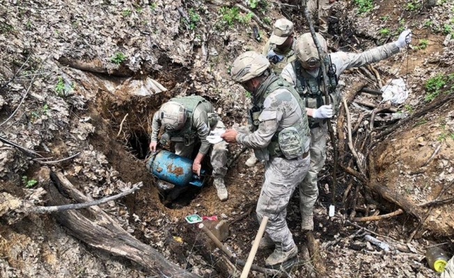 Tunceli'deki Eren Abluka-7 Operasyonu'nda 2 sığınak imha edildi