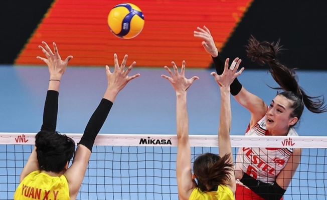 A Milli Kadın Voleybol Takımı, Çin'e 3-1 mağlup oldu