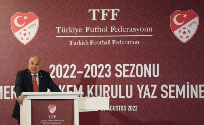 TFF Başkanı Büyükekşi: VAR ve saha hakemlerini ayırma kararı aldık